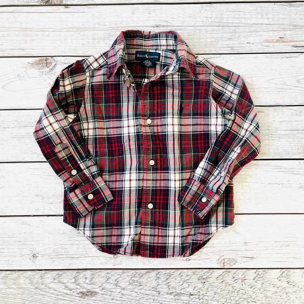 Ralph Lauren Tartan Plaid Button-Down Shirt